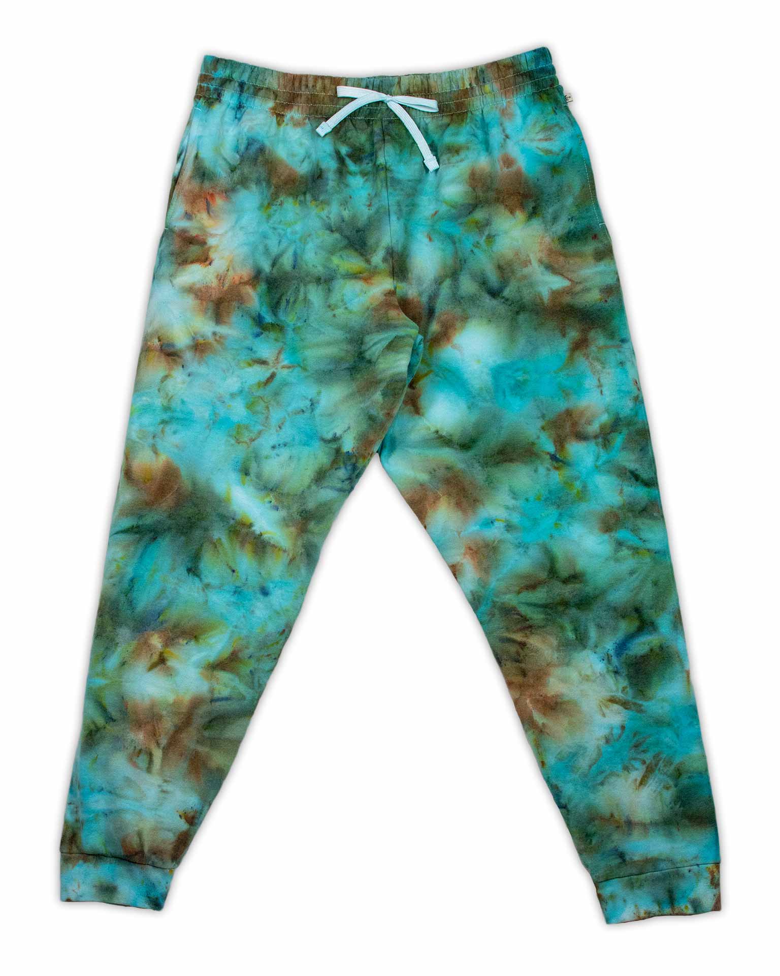 Aquamarine Ice Tie Dye Sweatpants – Woof Dyes LLC