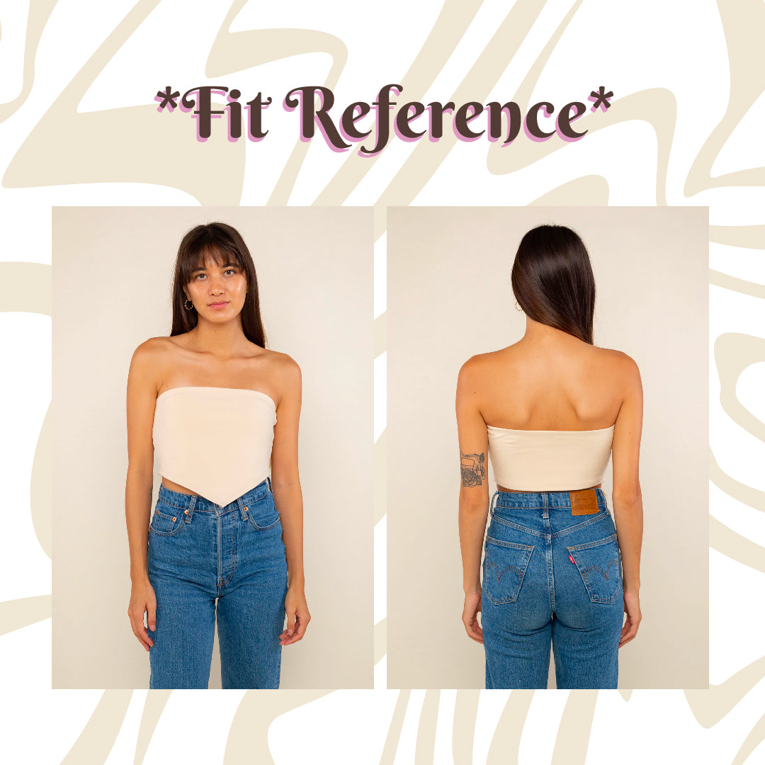 Ethereal Triangle Bandeau Top S-L