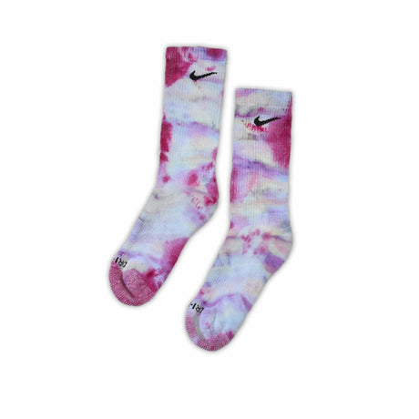 Pastel Pink Ice Dye Socks Medium