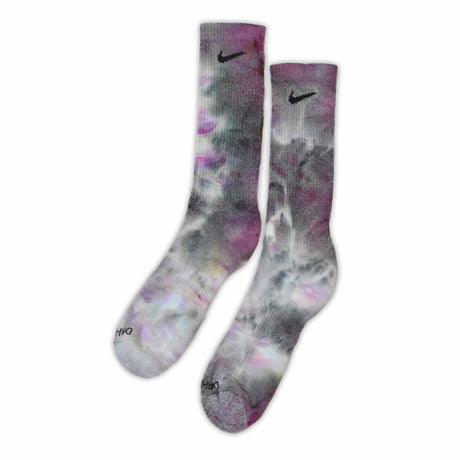 Black Cherry Ice Dye Socks Large