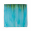 This bandana displays a dreamy ice-dye pattern with aqueous tones of green and blue, reminiscent of a gentle underwater current.